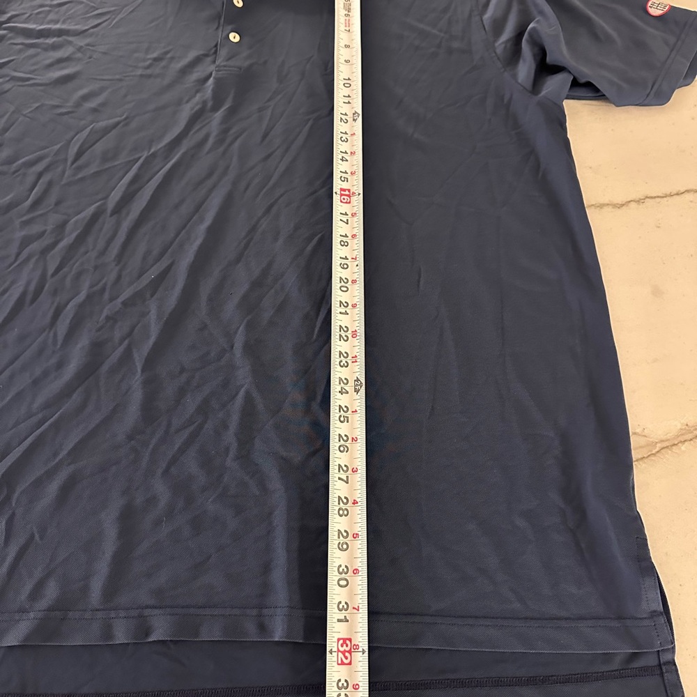 Peter Millar Polo Shirt Mens 4XL Summer Comfort Blue - Picture 6 of 7